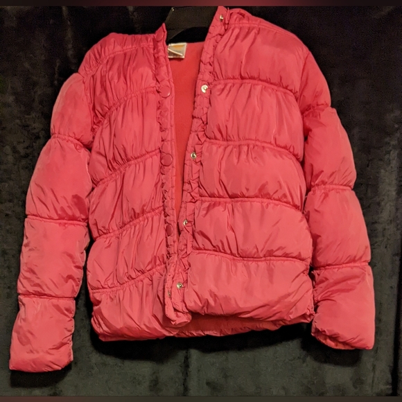 Gymboree Kids Pink Puffer Jacket- 10-12 - Picture 1 of 4